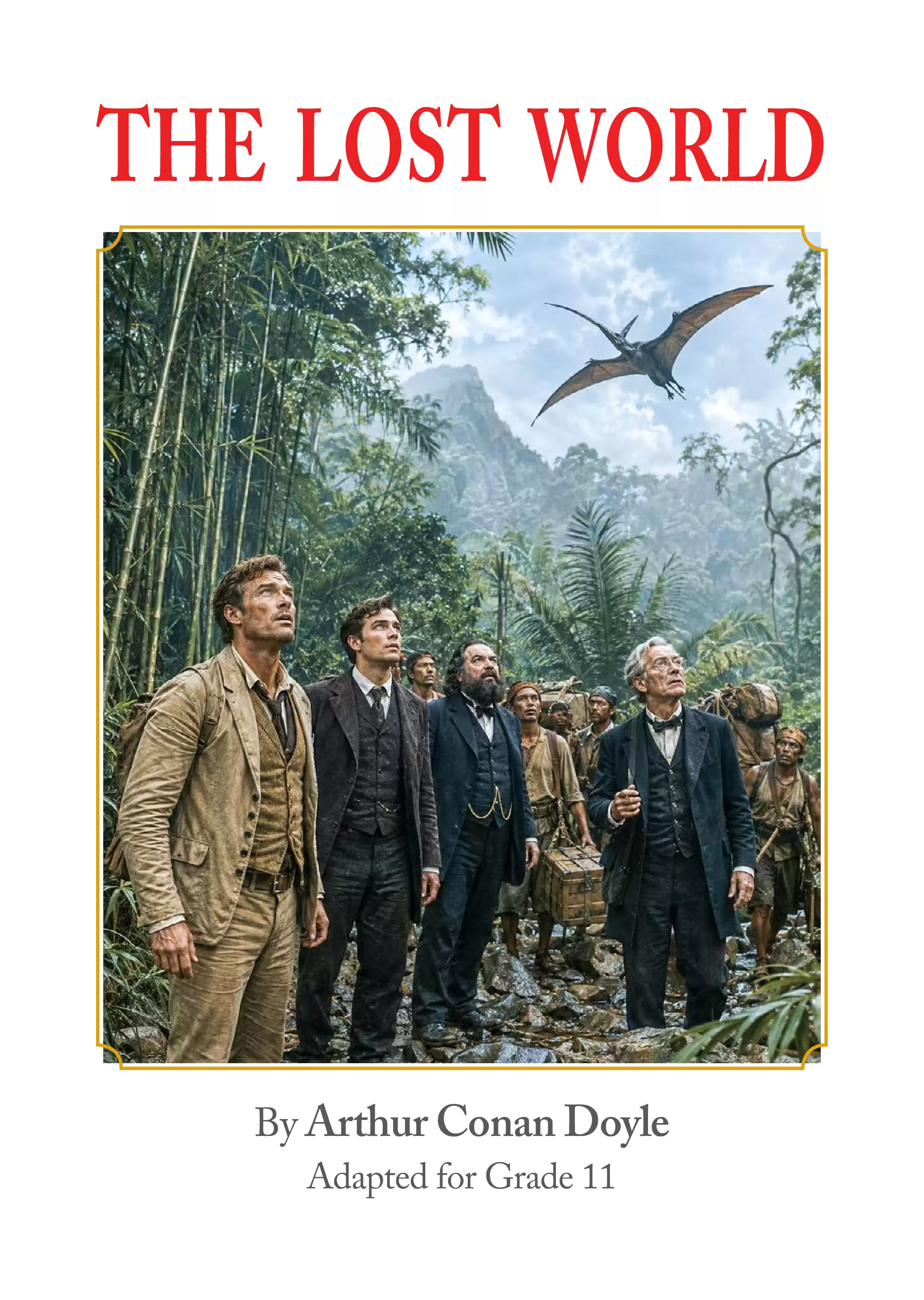 كتاب قصة The Lost World للصف الثاني الثانوي البكالوريا المصرية 2027 PDF باللغة الإنجليزية