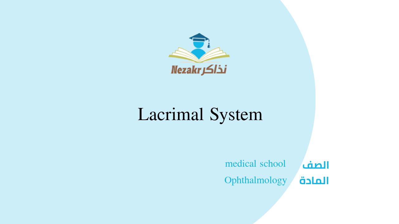 Lacrimal System